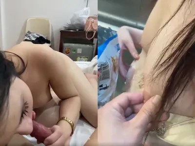 Nắc em phương thảo vú ngon từ từ thang máy đến ban công